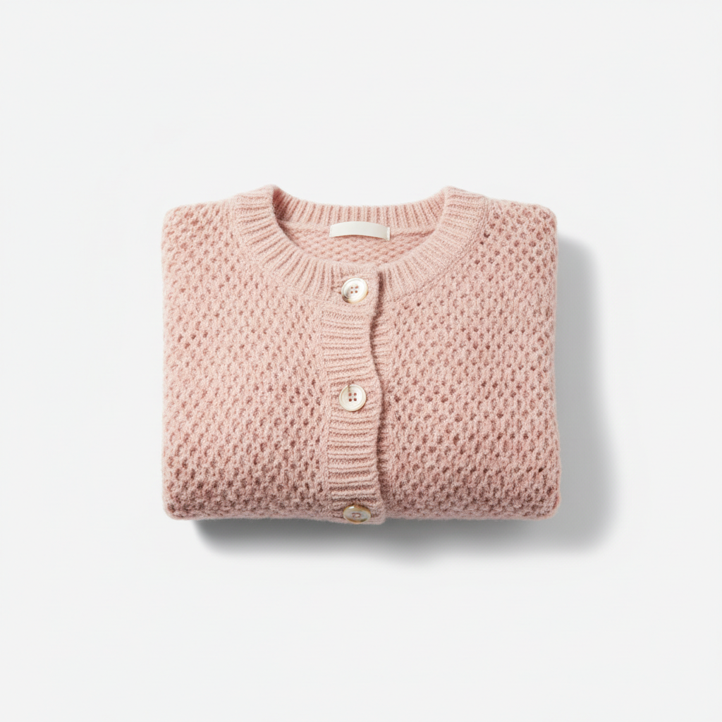 Soft pink cardigan